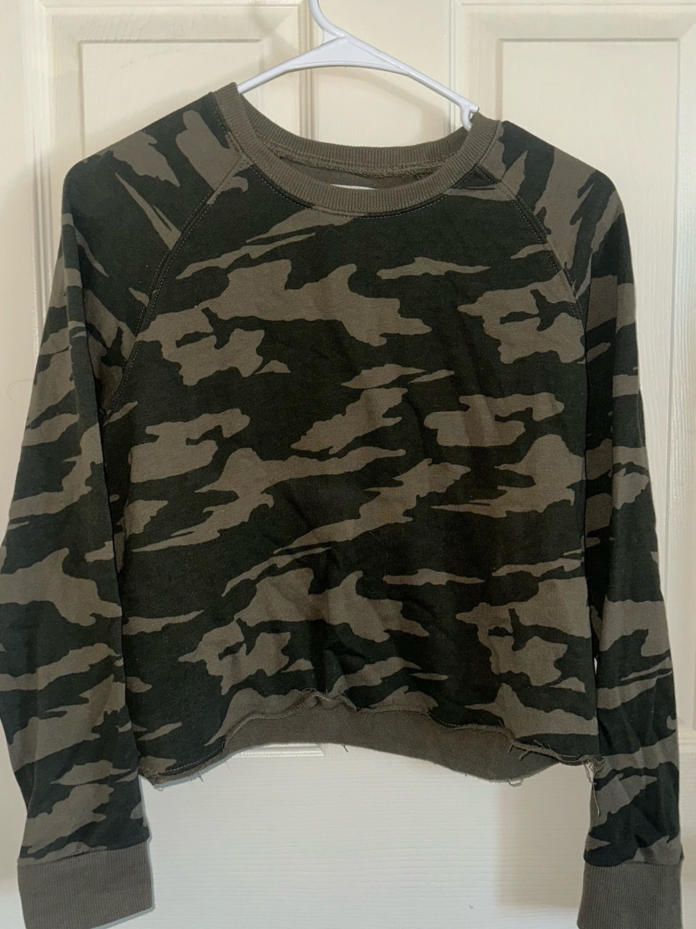 Cotton on Camo Crewneck Sweatshirt - Green Camouflage